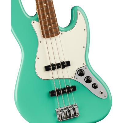 Fender フェンダー Player Jazz Bass Pau Ferro Fingerboard Sea Foam Green エレキベース ボディトップ画像
