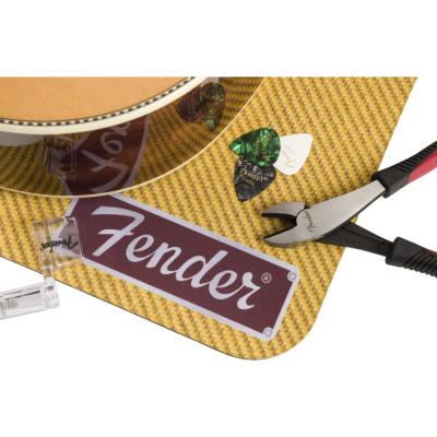 Fender フェンダー WORK MAT TWEED メンテナンスマット アコギ、ロゴ、メンテツール