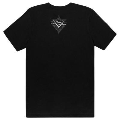 Fender フェンダー CUSTOM SHOP PINSTRIPE TEE BLACK L Tシャツ バック画像