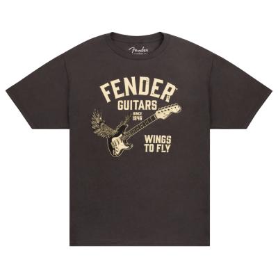 Fender フェンダー WINGS TO FLY T-SHIRT VBL M ヴィンテージ ブラック