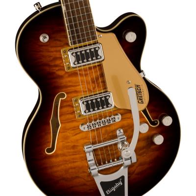 GRETSCH グレッチ G5655T-QM Electromatic Center Block Jr. Single-Cut Quilted Maple with Bigsby Sweet Tea エレキギター エレキギター セミアコ ボディアップ 画像