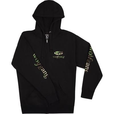 EVH イーブイエイチ Wolfgang Black and Camo Hoodie Sサイズ パーカー フーディ 袖デザイン、ディティール