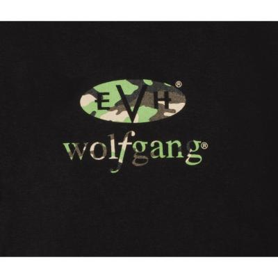EVH イーブイエイチ Wolfgang Black and Camo Hoodie Sサイズ パーカー フーディ カモ柄ロゴ