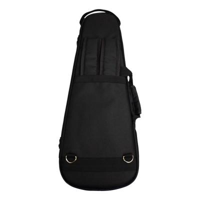 KIWAYA KLC-D-Ten/BK 2本収納 ダブルウクレレライトケース テナーサイズ対応 ブラック ウクレレライトケース テナー用ウクレレケース 裏面 ショルダー収納時 画像