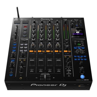 Pioneer DJ DJM-A9 4chプロフェッショナルDJミキサー 上斜めアングル画像
