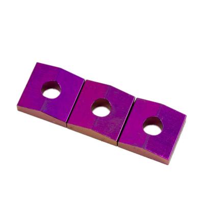 FU Tone Titanium Lock Nut Block Set (3) PURPLE チタンナットブロック パープル