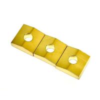 FU Tone Titanium Lock Nut Block Set (3) GOLD チタンナットブロック ゴールド