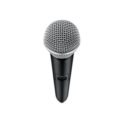 SHURE GLXD24+J/SM58-Z2 ボーカル用ワイヤレスシステム 2.4GHz帯 ハンドヘルド型送信機 テーブルトップ型受信機 グリル画像