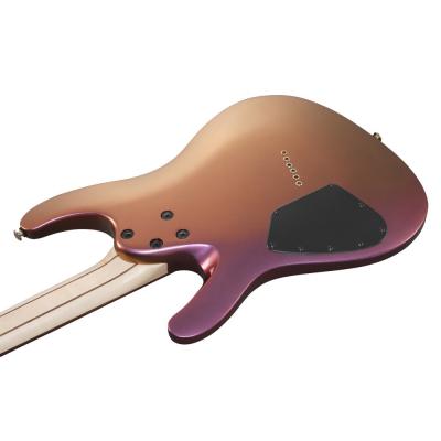 IBANEZ SML721-RGC Axe Design Lab Rose Gold Chameleon エレキギター ボディバック斜めアングル画像