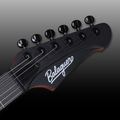 Balaguer Guitars Espada Black Friday Select Rustic Black エレキギター ヘッド画像