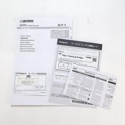 【中古】ボス マルチエフェクター BOSS GT-1 Guitar Effect Processor 付属品