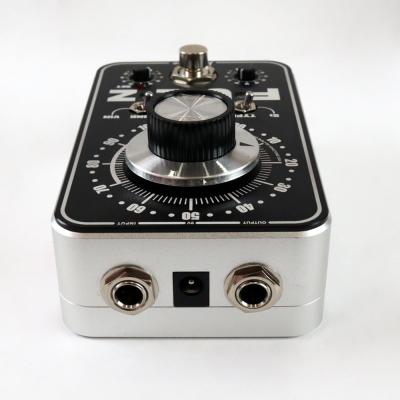 KING TONE GUITAR miniFUZZ V2 Black Panel ギターエフェクター in/out端子側サイド