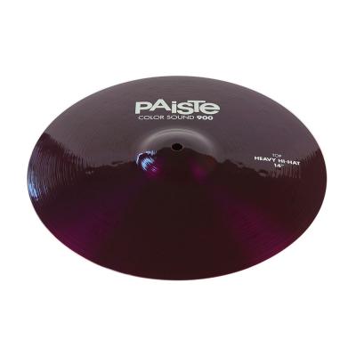 PAISTE Color Sound 900 Purple Heavy Hi-Hat 14' TOP ハイハットシンバル トップ 全体像