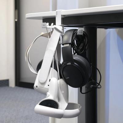 ADV. エーディーブイ Dual Suspension WHT ヘッドホンハンガー 使用例