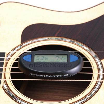 MUSIC NOMAD ミュージックノマド MN312-HONE -Guitar Hygrometer-Humidity & Temperature Monitor- 湿度計 取付イメージ