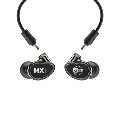 MEE audio ミーオーディオ MX1 PRO BK カナル型 有線イヤホン 全体像
