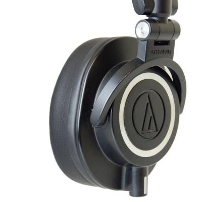 Dekoni Audio デコニオーディオ EPZ-ATHM50X-CHL Audio-Technicayヘッドホン用イヤーパッド 装着イメージ