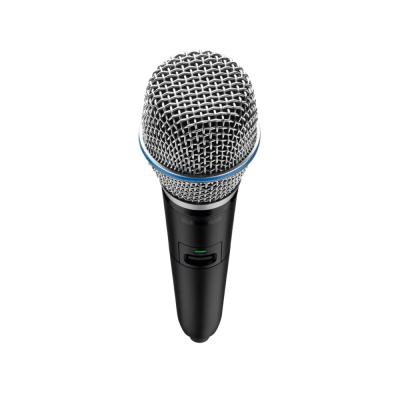SHURE シュア GLXD2+/B87A=-Z2 ハンドヘルド型送信機 ワイヤレスマイク 2.4GHz帯 グリル画像