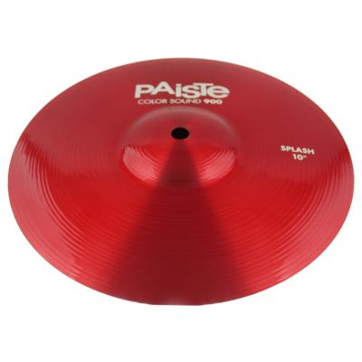 PAISTE パイステ Color Sound 900 Red Splash 10インチ スプラッシュシンバル 本体画像
