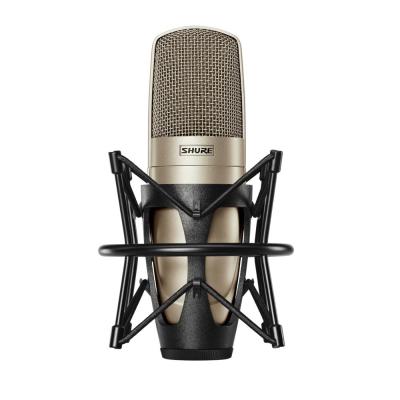 SHURE シュア KSM32/SL-X コンデンサー型マイクロホン シャンパンゴールド 付属ショックマウント画像