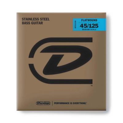 JIM DUNLOP ジムダンロップ DBFS45125M Stainless Steel Flatwound Bass Strings DBFS 5弦エレキベース弦