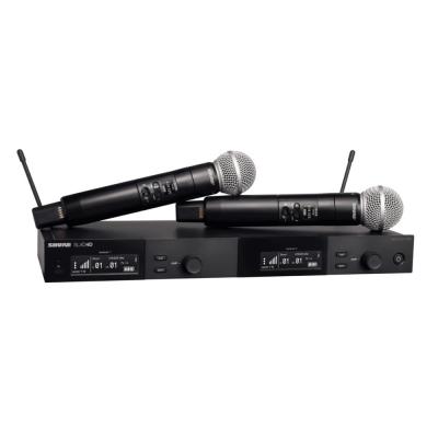 SHURE シュア SLXD24DJ/SM58-JB ボーカル用デュアルワイヤレスシステム B帯 ハンドヘルド型送信機 デュアル受信機