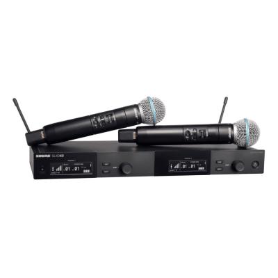 SHURE シュア SLXD24DJ/B58-JB ボーカル用デュアルワイヤレスシステム B帯 ハンドヘルド型送信機 デュアル受信機