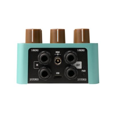 UNIVERSAL AUDIO ユニバーサルオーディオ UAFX Del Verb Ambience Companion リバーブ ディレイ ギターエフェクター インアウト画像