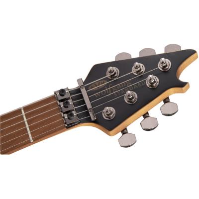 EVH イーブイエイチ Wolfgang WG Standard QM， Baked Maple Fingerboard， Transparent Amber エレキギター ヘッド表