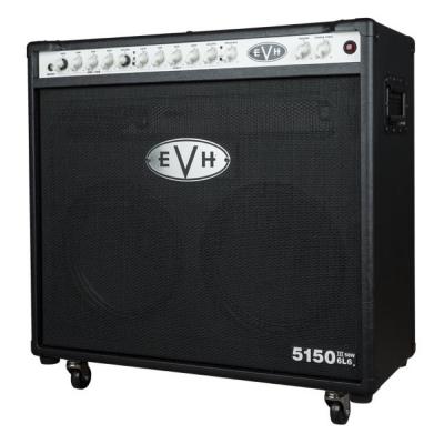 EVH イーブイエイチ 5150III 2x12 50W 6L6 Combo， Black ギターアンプ コンボ 右サイドから正面