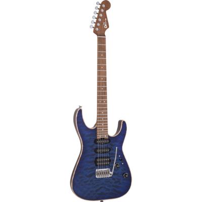 Charvel シャーベル USA Select DK24 HSS 2PT CM QM Caramelized Maple Fingerboard Blue エレキギター