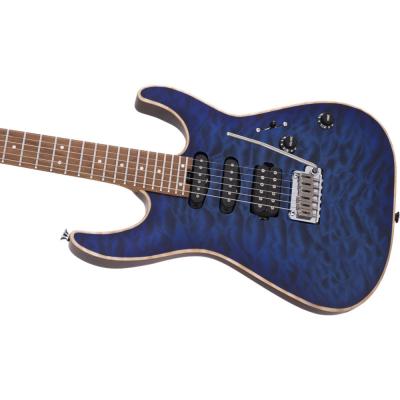 Charvel シャーベル USA Select DK24 HSS 2PT CM QM Caramelized Maple Fingerboard Blue エレキギター