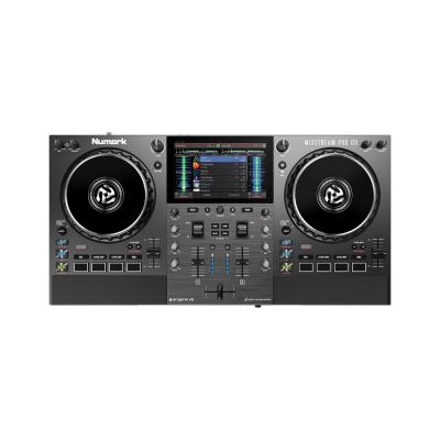 Numark ヌマーク Mixstream Pro Go 充電式バッテリー内蔵 オールインワン DJコントローラー 正面画像