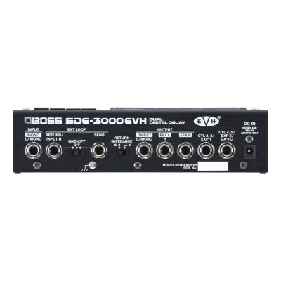 BOSS ボス SDE-3000EVH DUAL DIGITAL DELAY フットペダル フットペダル 端子挿入口 画像