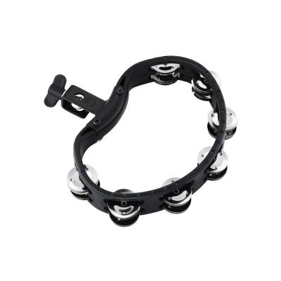 MEINL マイネル HTMT2BK タンバリン ABSフレーム+ステンレスシングル マウンタブルタンバリン BLACK ブラック 黒