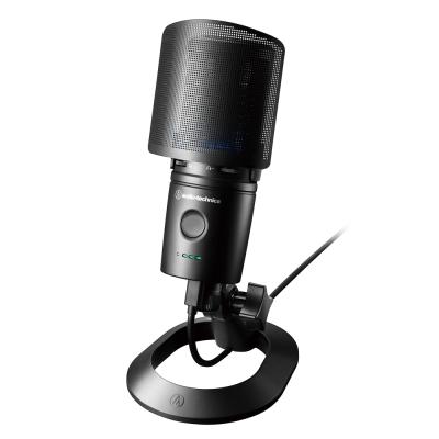 AUDIO-TECHNICA オーディオテクニカ AT2020USB-XP カーディオイドコンデンサー USB マイクロホン 付属品装着画像