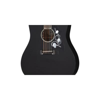 Gibson ギブソン Dave Mustaine Songwriter Ebony エレクトリックアコースティックギター ボディアップ画像