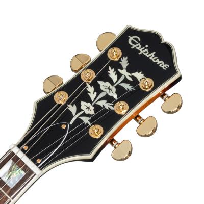 Epiphone エピフォン Sheraton Vintage Sunburst エレキギター ヘッド画像