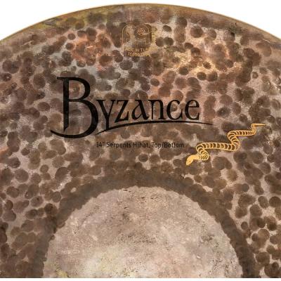 MEINL マイネル B14SH-B 14” Byzance Brilliant Derek Roddy’s signature cymbal Serpents Hihat ハイハット トップ＆ボトム ボトムロゴ