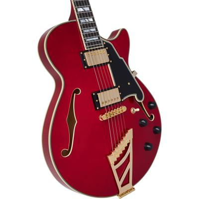 D’Angelico ディアンジェリコ Excel SS Trans Cherry エレキギター ボディ画像