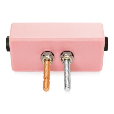 Mattoverse Electronics マットバースエレクトロニクス FloraVolt Mini Teal Pink オーディオサチュレーター ギターエフェクター 背面電極側