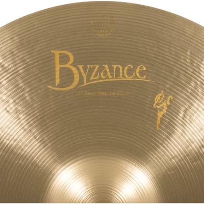 MEINL マイネル B18SAMC Byzance Vintage 18” MEDIUM Sand Crash Benny Greb’s signature cymbal クラッシュシンバル ロゴ