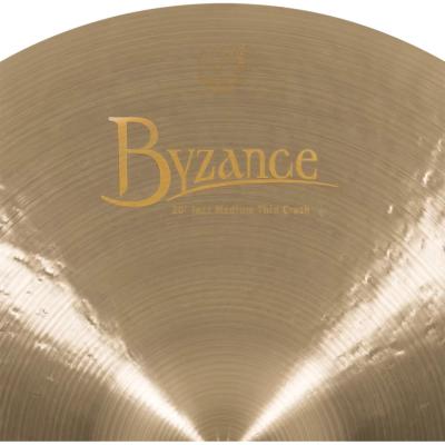 MEINL マイネル B20JMTC Byzance Jazz 20” MEDIUM THIN Crash クラッシュシンバル ロゴ