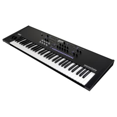 KORG コルグ wavestate SE WAVE SEQUENCING SYNTHESIZER シンセサイザー 61鍵盤仕様 専用ハードケース付き 斜めアングル画像
