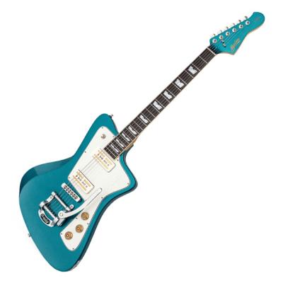 Baum Guitars バウムギターズ Wingman-W with Tremolo Coral Blue エレキギター