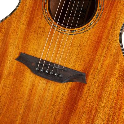 Bromo Guitars ブロモギターズ BAT4MCE TAHOMA SERIES エレクトリックアコースティックギター ブリッジ側画像
