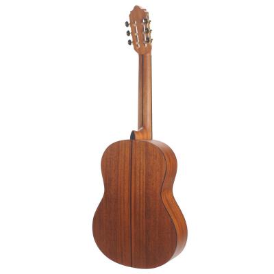 Valencia バレンシア VC714 4/4サイズナイロンギター クラシックギター ボディバックから左サイド