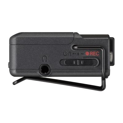 TASCAM タスカム DR-10L Pro 32ビットフロート録音対応ピンマイク フィールドレコーダー 側面、RECボタン