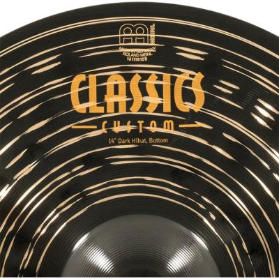 MEINL マイネル CC14DAH Classics Custom Dark 14” Hihat ハイハット ペア ボトムロゴ