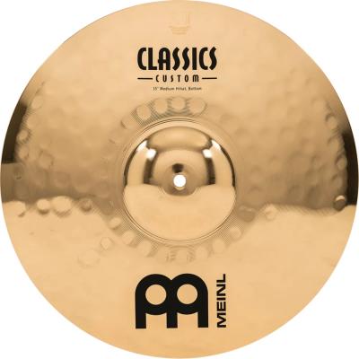 MEINL マイネル CC15MH-B Classics Custom Brilliant 15” MEDIUM Hihat ハイハット ペア ボトム表正面
